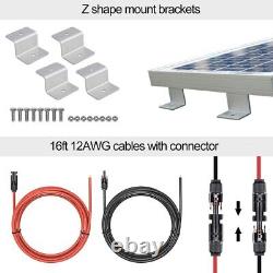 Eco-worthy 100 Watt 12v Panneaux Solaires Kit + 20a Contrôleur De Charge Pour Hors-grid 1