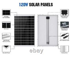 Eco-worthy 120w Kit De Panneaux Solaires Système Hors-grid 120w 12v Monocristallin Solaire