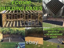 Gravel Grids Garden Base Grid Membrane Kit Ched Base Greenhouse Base & Floor Sm