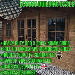 Grenhouse Base Floor Garden Slab Grids Membrane Kit Ched Base Log Cabin Base Sm