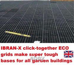 Ibran-x Shed Bases Log Cabine Greenhouse Summerhouse Eco Hd Gravel Grids Bases