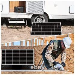 Panneau solaire PV mono 12V 300W pour l'alimentation hors réseau des camping-cars, caravanes, bateaux et maisons avec batterie