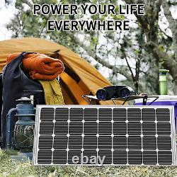 Panneau solaire mono 300W 12V pour caravane RV hors réseau de charge de batterie, puissance de charge pour bateau