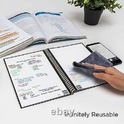 Rocketbook Core Smart Réutilisable Notebook A4 Lettre Black Dot Grid Eco-amiendl