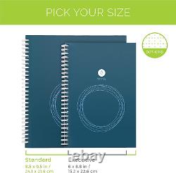 Rocketbook Wave Smart Notebook Doted Grid Eco-amiendly Notebook Avec 1 Pilote