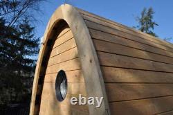 Timber Arc Compost Toilettes Sans Eau Hors Grille Eco Friendly Cubicle Extérieur En Bois