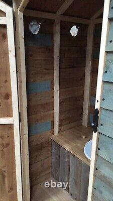 Toilettes à compost sans eau écologiques et autonomes en bois pour jardin extérieur - LooCubicle