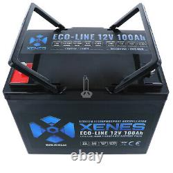 Xenes Eco-line 12v 100ah Lifepo4 Bms Lithium-eisenphosphat Versorgungs Batterie